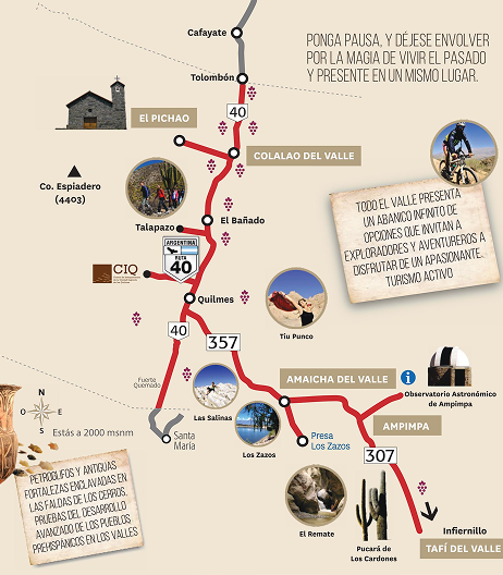 Mapa ilustrado turístico